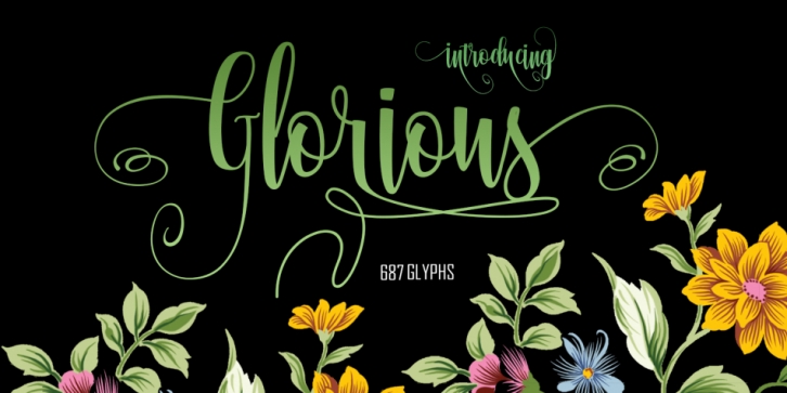 Glorious font preview
