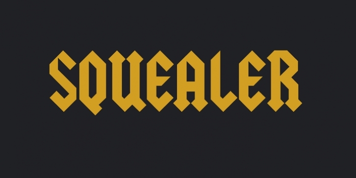 Squealer font preview