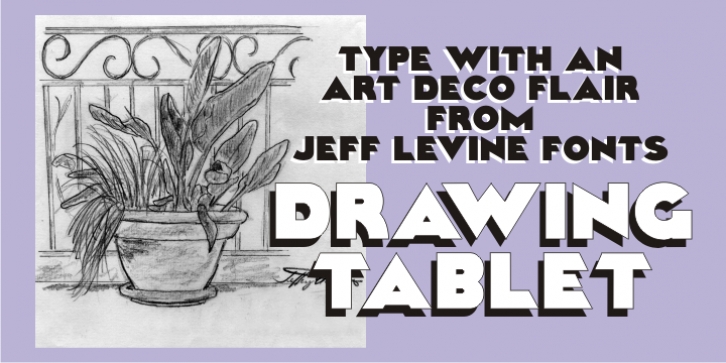 Drawing Tablet JNL font preview