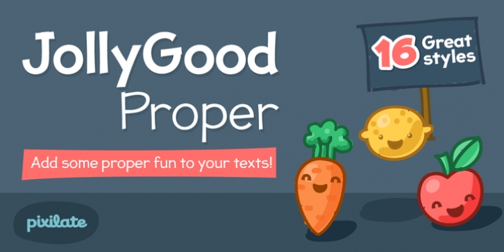 JollyGood Proper font preview