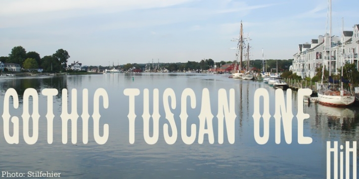 Gothic Tuscan One font preview