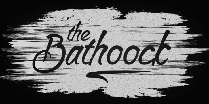 Bathoock font preview