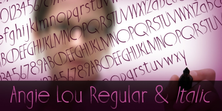 Angie Lou font preview
