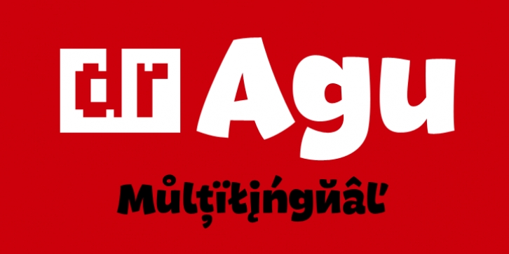 DR Agu font preview