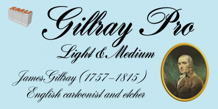 Gillray Pro font preview