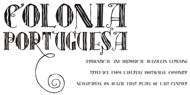 Colonia Portuguesa font preview