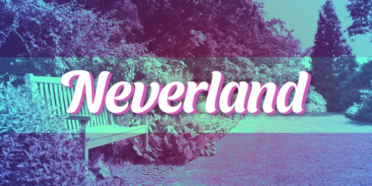 Neverland font preview