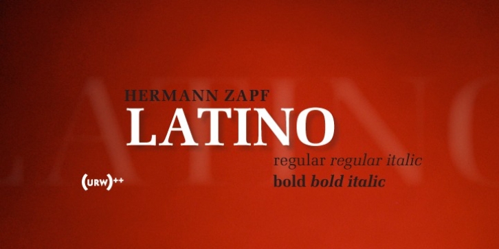 URW Latino font preview