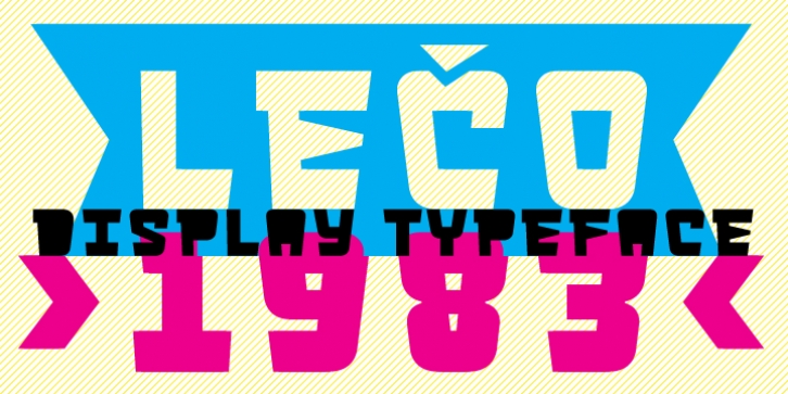 LECO 1983 font preview
