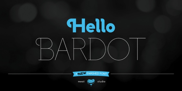 Bardot font preview