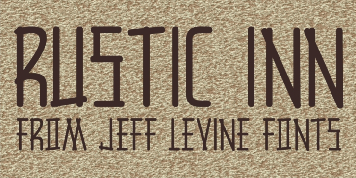 Rustic Inn JNL font preview