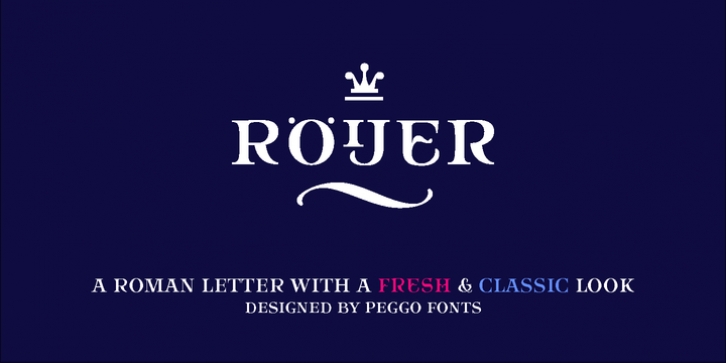 Roijer font preview