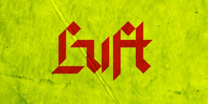 Luft font preview