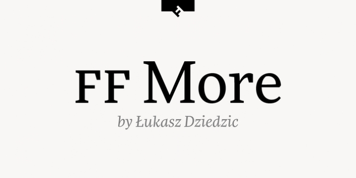 FF More font preview