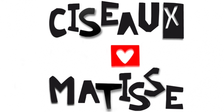 Ciseaux Matisse font preview