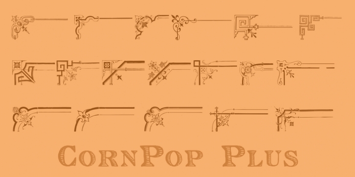 Corn Pop Plus font preview