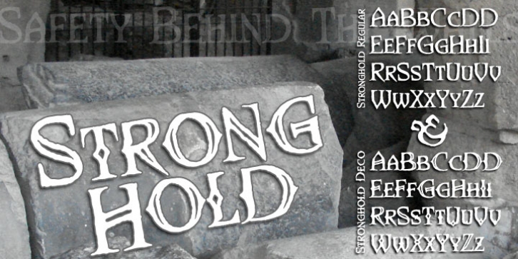 Stronghold BB font preview