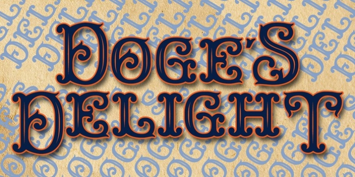 Doge's Delight font preview