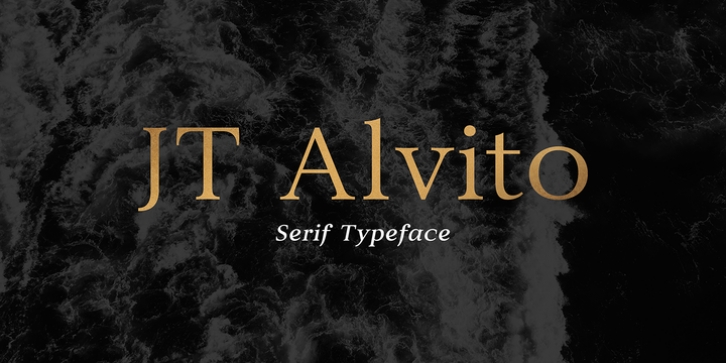 JT Alvito font preview