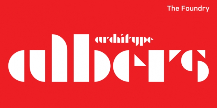 Architype Albers font preview