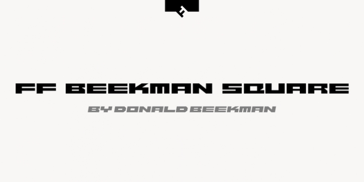FF Beekman Square font preview