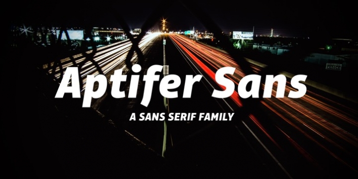Aptifer Sans font preview