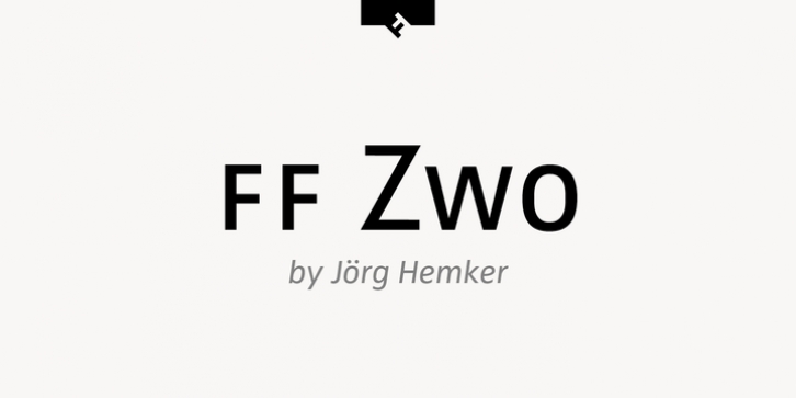 FF Zwo font preview