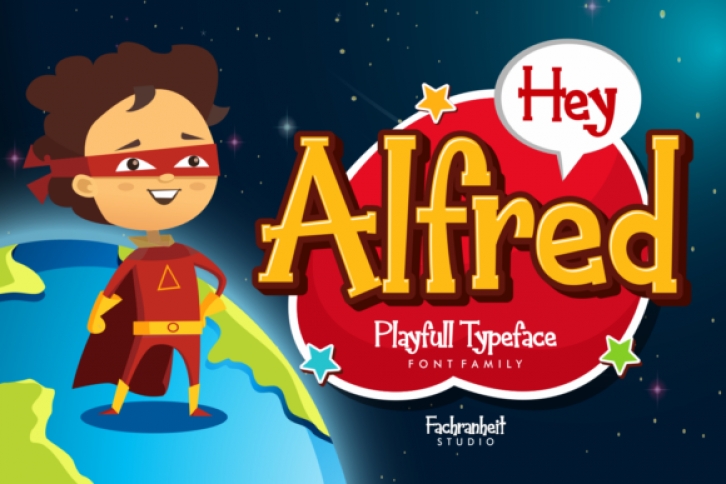 Hey Alfred font preview