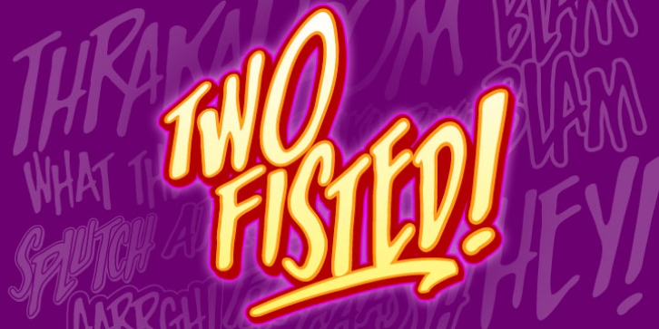 Two Fisted BB font preview