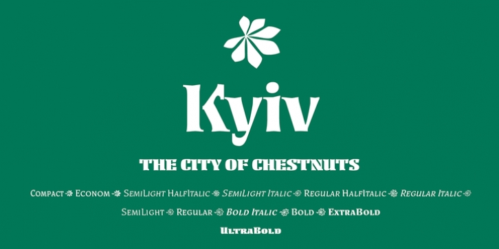 Kyiv font preview