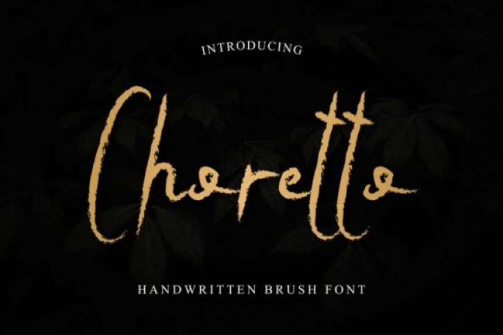 Choretto font preview