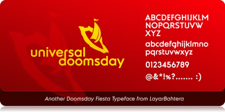 Universal Doomsday font preview