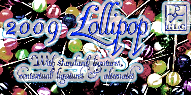 2009 Lollipop font preview