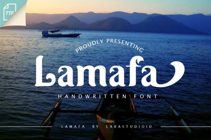 Lamafa font preview