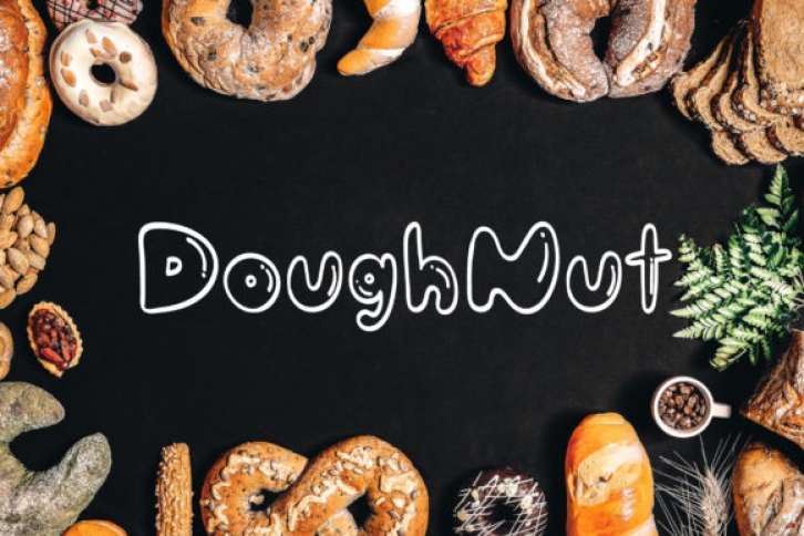Doughnut font preview