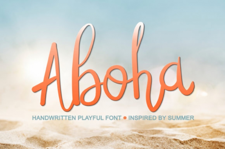 Aboha font preview