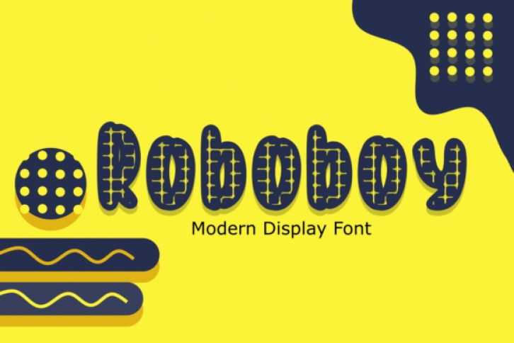 Roboboy font preview