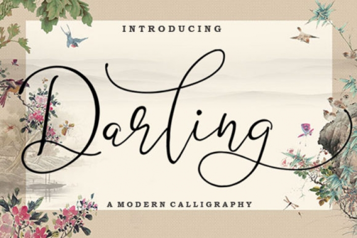 Darling font preview