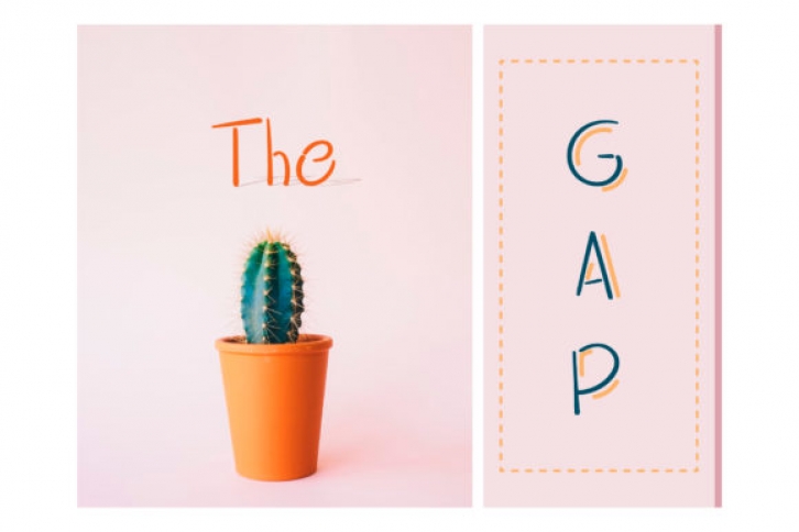 The Gap font preview