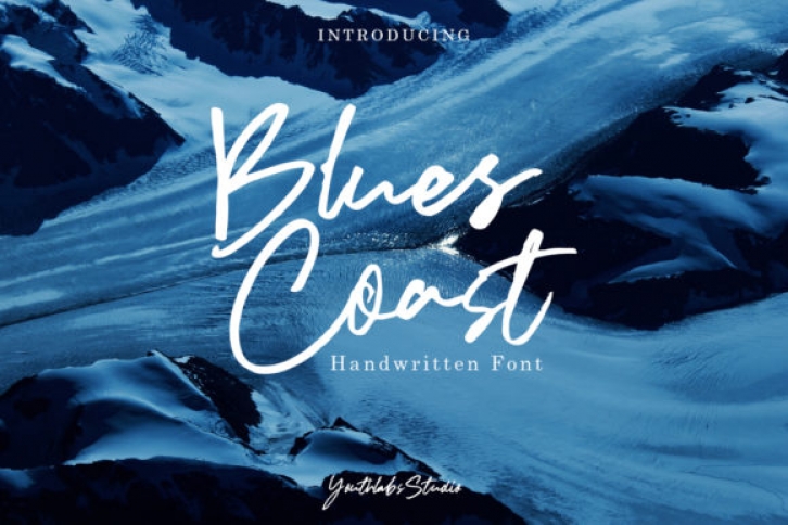 Blues Coast font preview