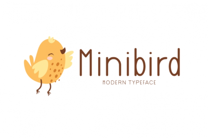 Minibird font preview