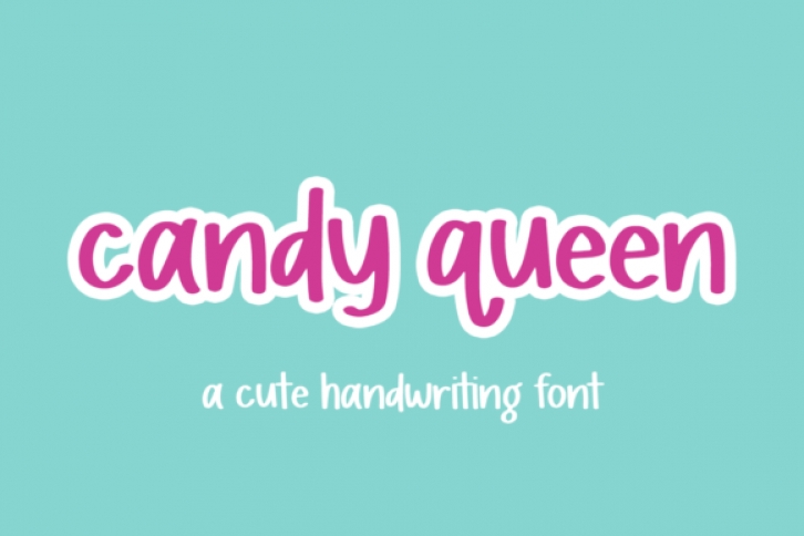 Candy Queen font preview