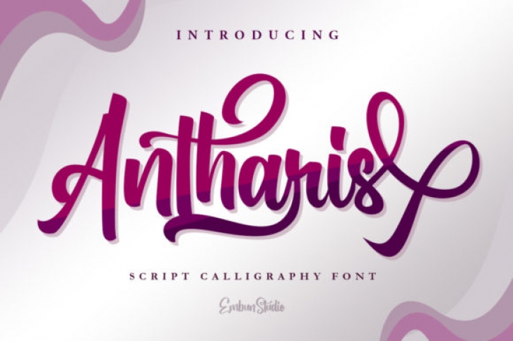 Antharis font preview