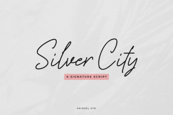 Silver City font preview