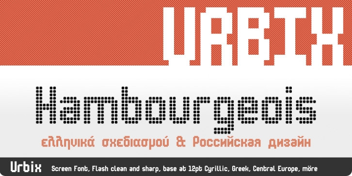 Urbix font preview