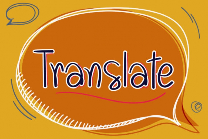 Translate font preview