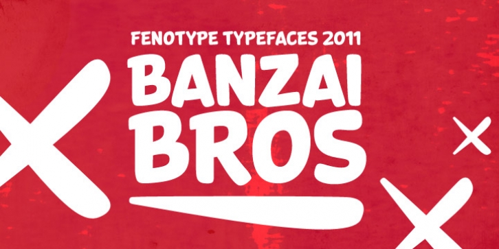 Banzai Bros font preview