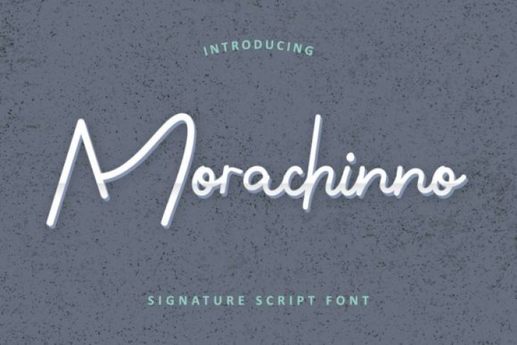 Morachinno font preview