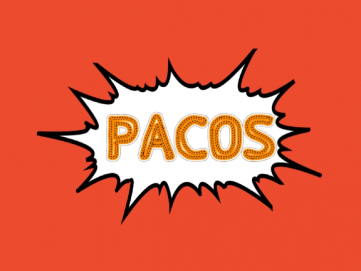 Pacos font preview