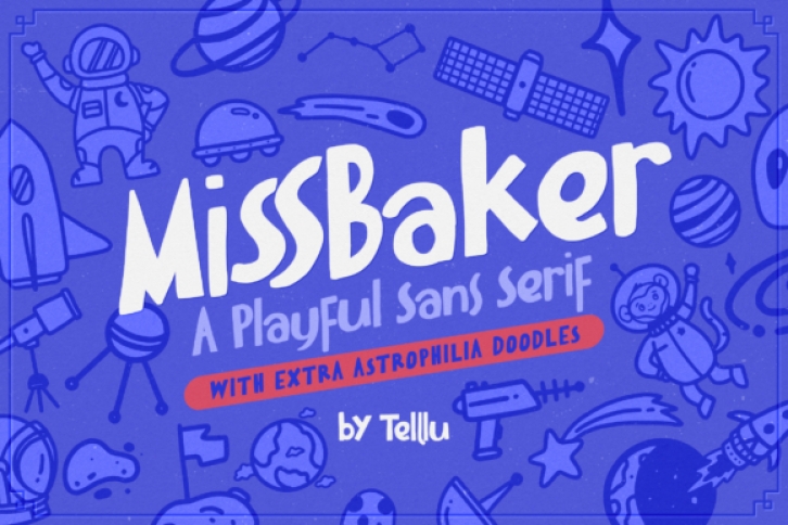 MissBaker font preview